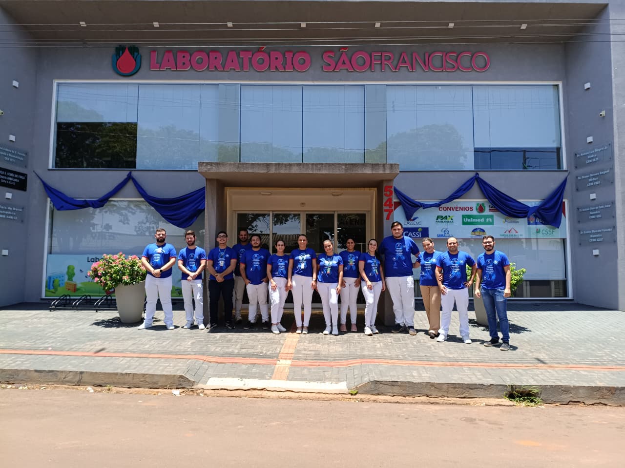 Equipe da Unidade de Itaquiraí reforça apoio à campanha Novembro Azul